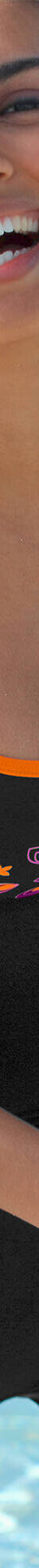 Combishort de bain  (noir / orange) Combishort de bain  (noir / orange)